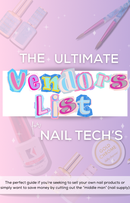Nail Tech Vendor List
