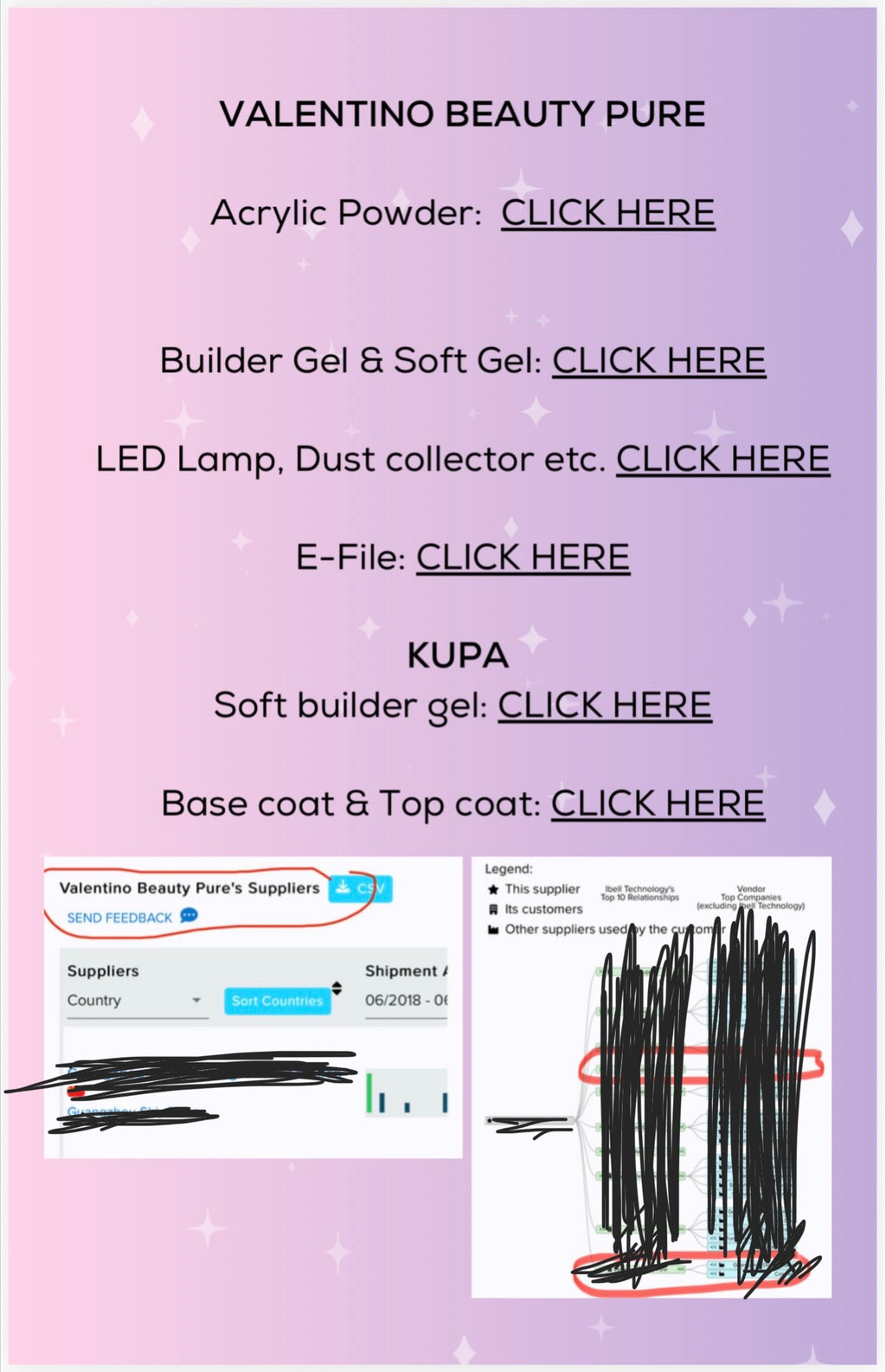 Nail Tech Vendor List