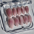 Pink Aura Cat Eye Press-On Nails
