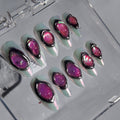 Pink Jewel Press-On Nails